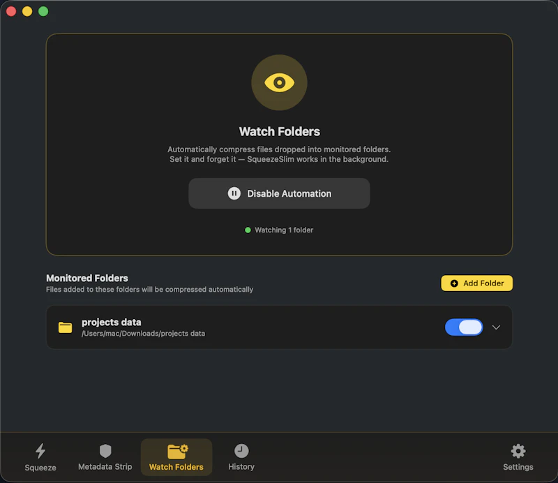 SqueezeSlim screenshot 3