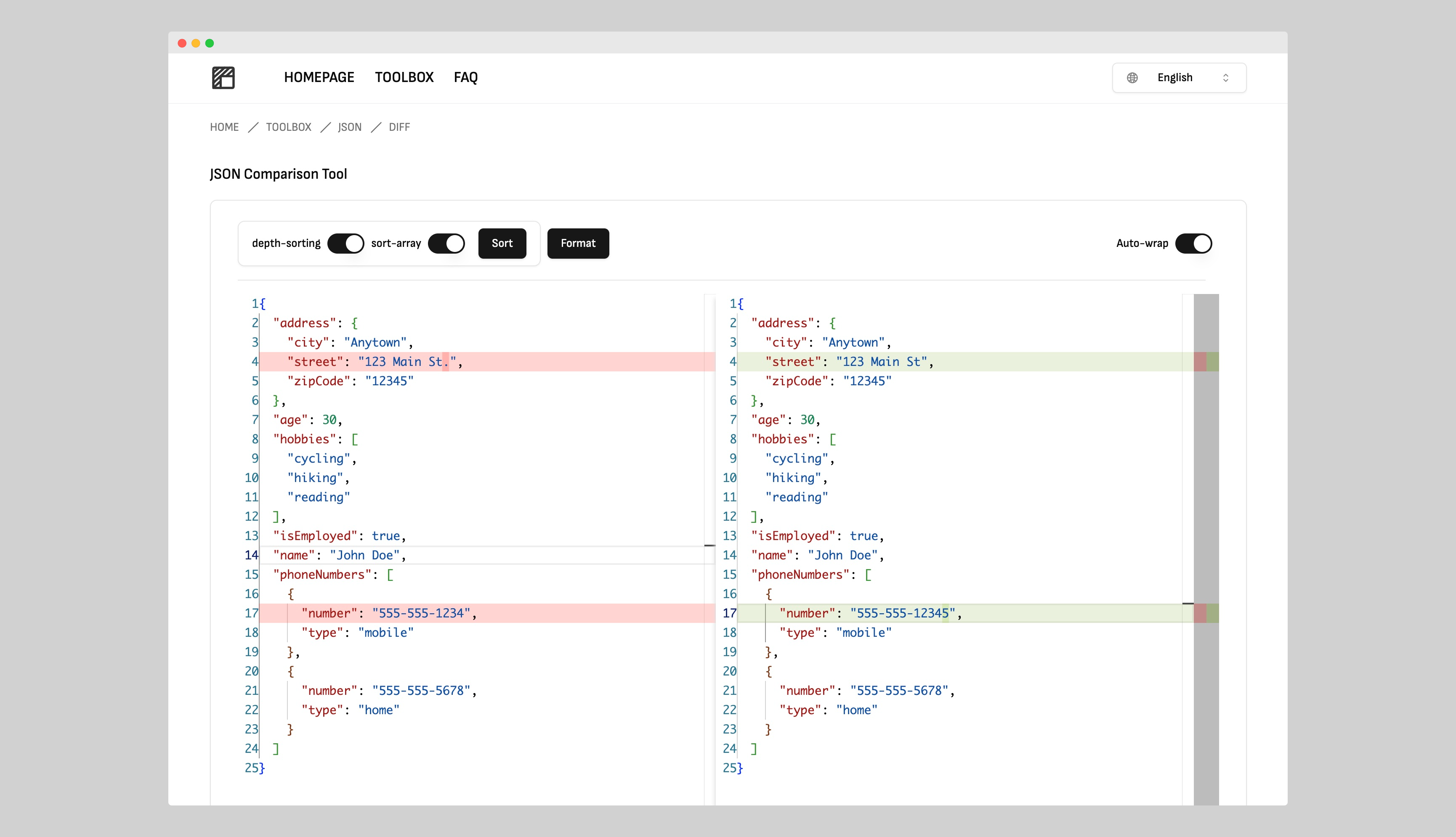 startuptile ezjson-JSON parsing formatting sorting and comparing