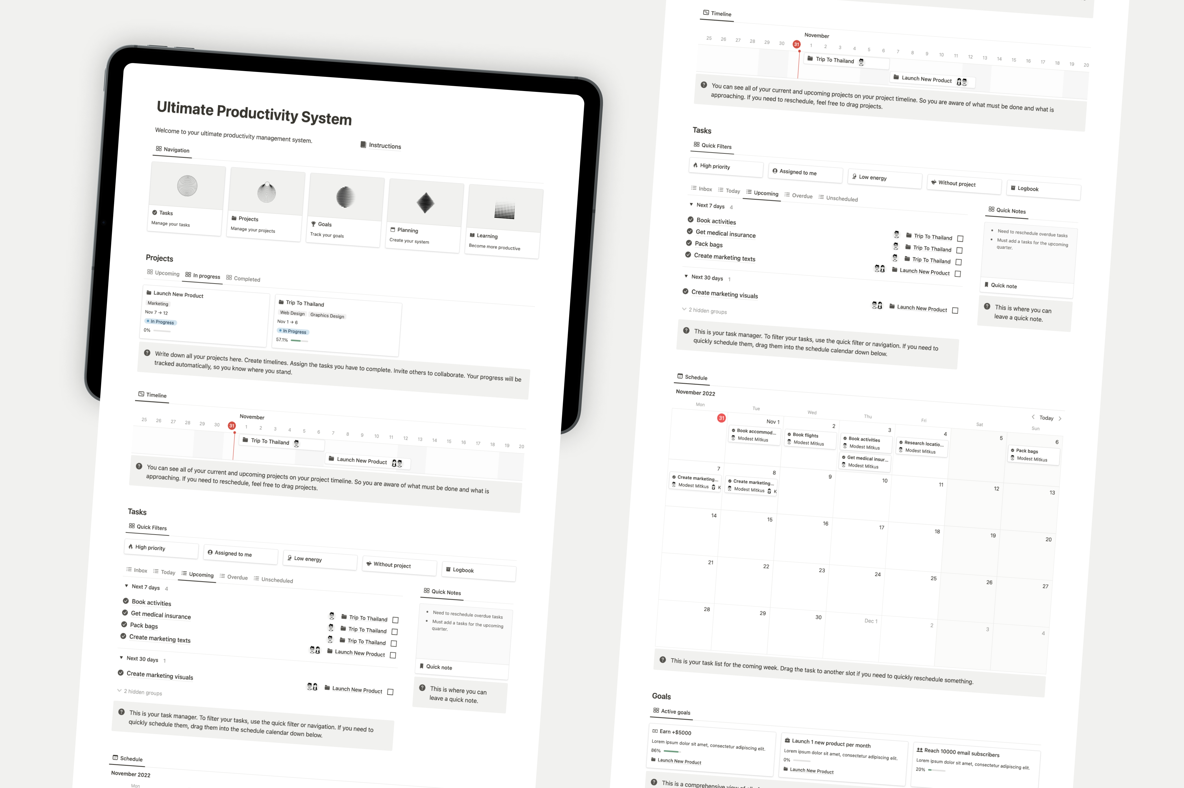 Mídia 4 de Notion Ultimate Productivity System