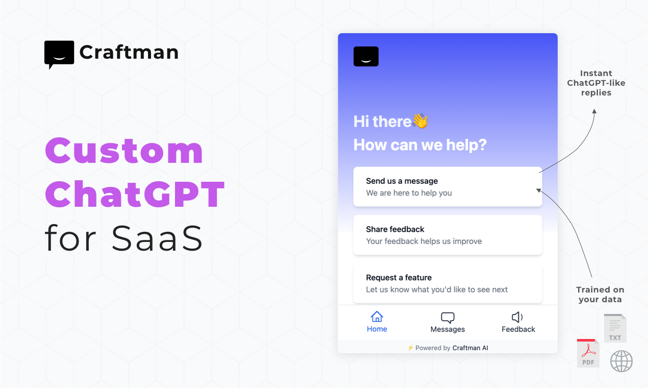 startuptile Craftman-Custom ChatGPT for SaaS