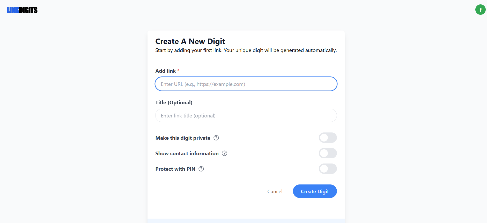 Linkdigits - Link in Ziffern, überall teilen Medien 3