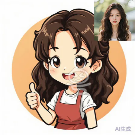 Real Photo to Cartoon Logo Avatar gallery image
