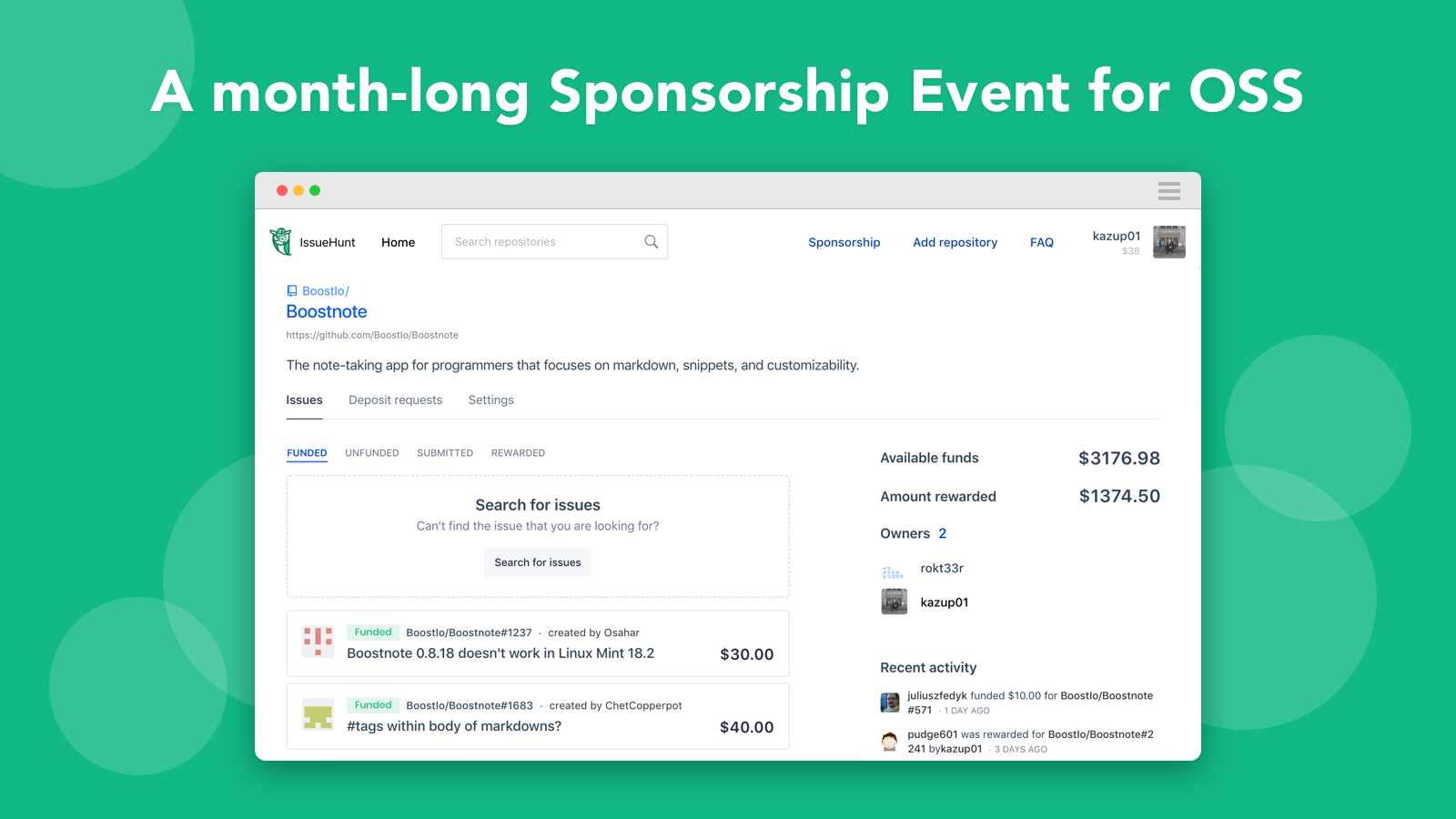 IssueHunt Fest gallery image