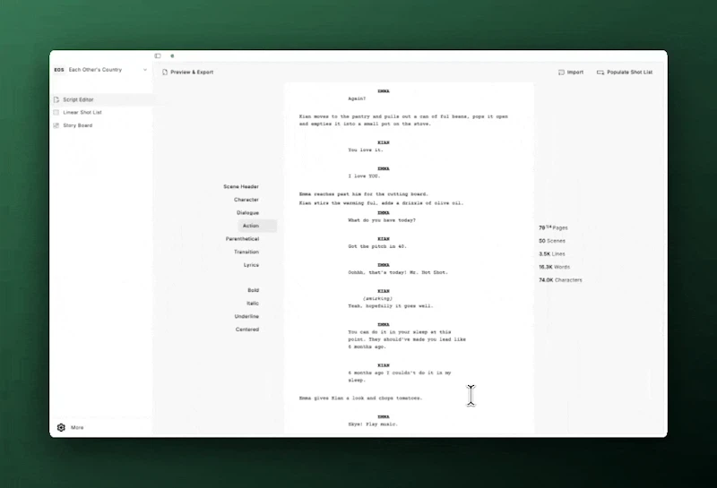 CineLog screenshot 1