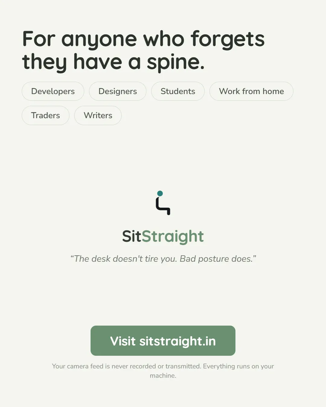 SitStraight Software gallery image