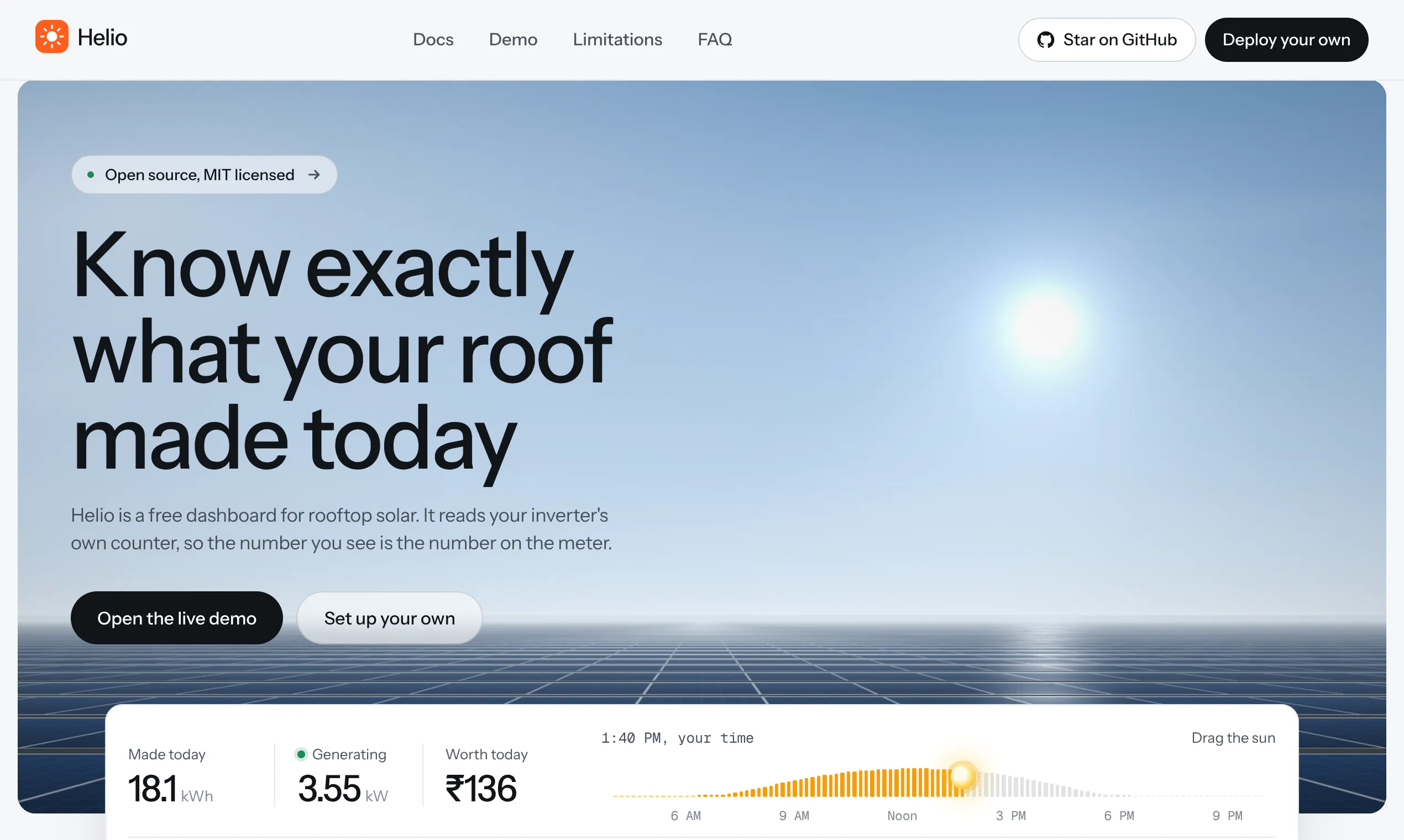 Helio screenshot 1