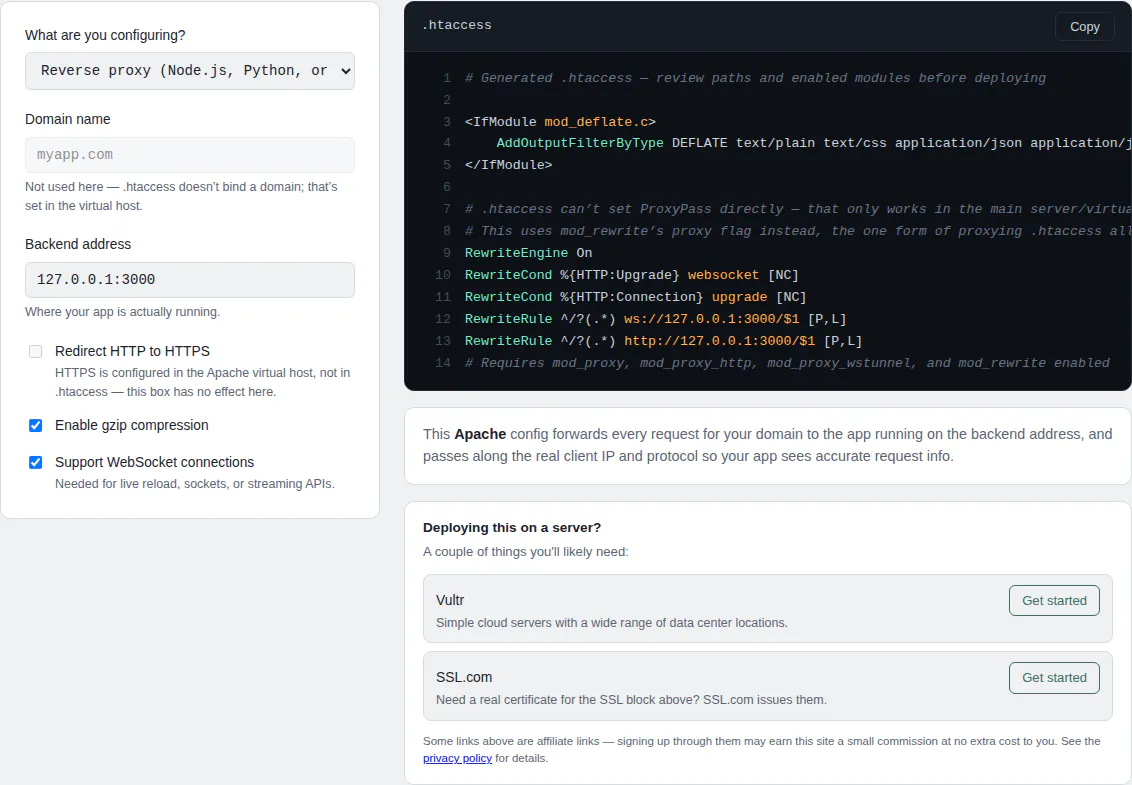 Server Config Generator gallery image