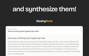 SlashyNote gallery image