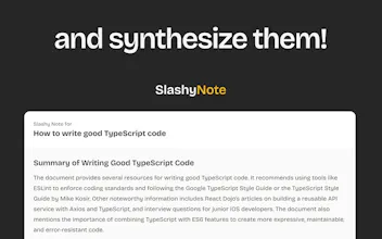 SlashyNote gallery image