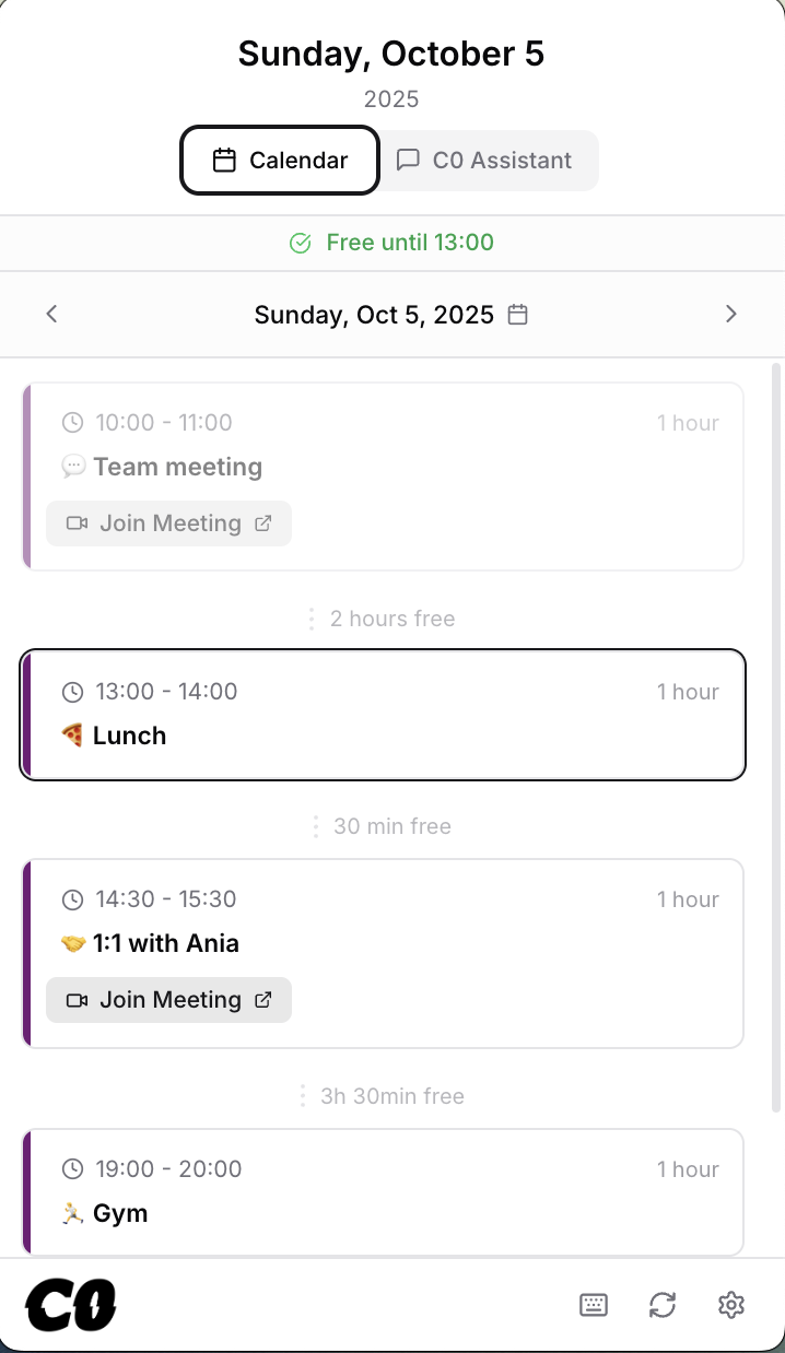Média Calendar0 - Type. Schedule. Done. 3