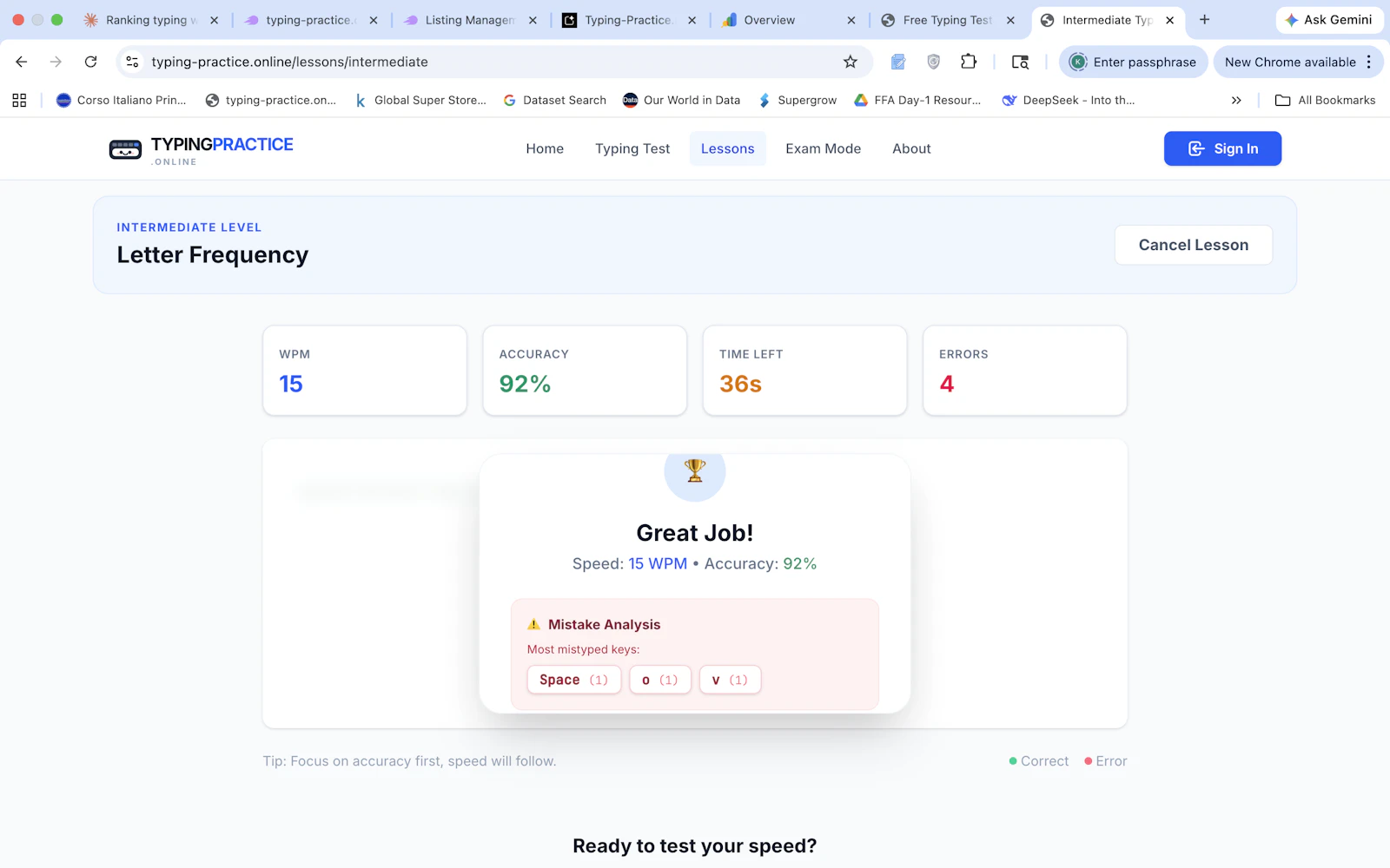 Typing Practice Online screenshot 3