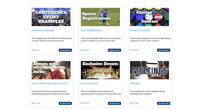 Event Registration Pro Calendar gallery image