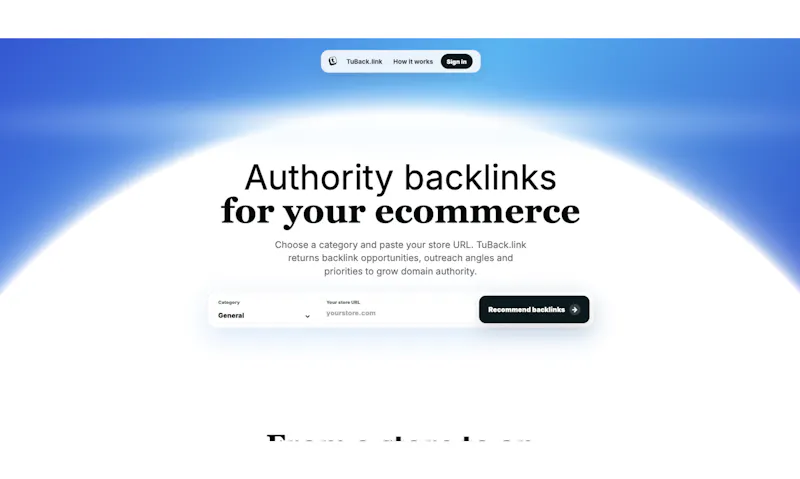 TuBack.link screenshot 1