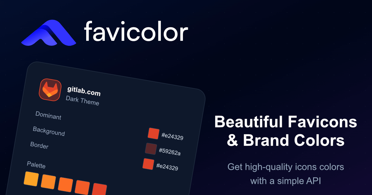 favicolor - Main product screenshot demonstrating key features and user interface
