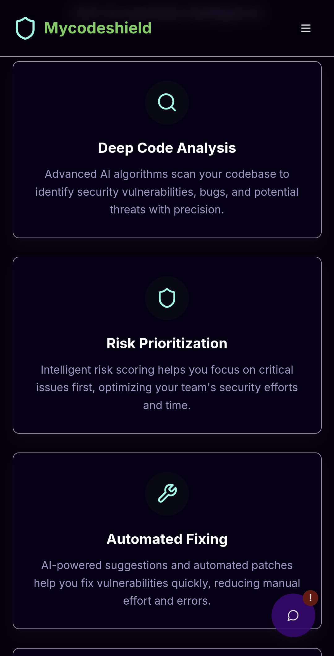 Mycodeshield - Main product screenshot demonstrating key features and user interface