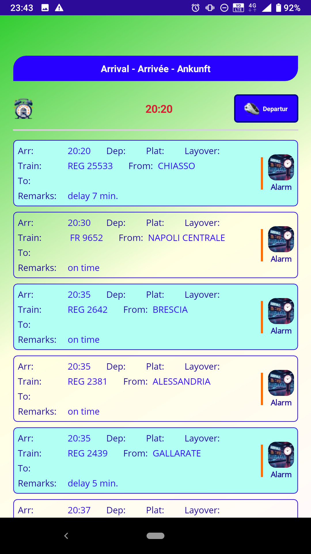 EuroRail Tracker gallery image