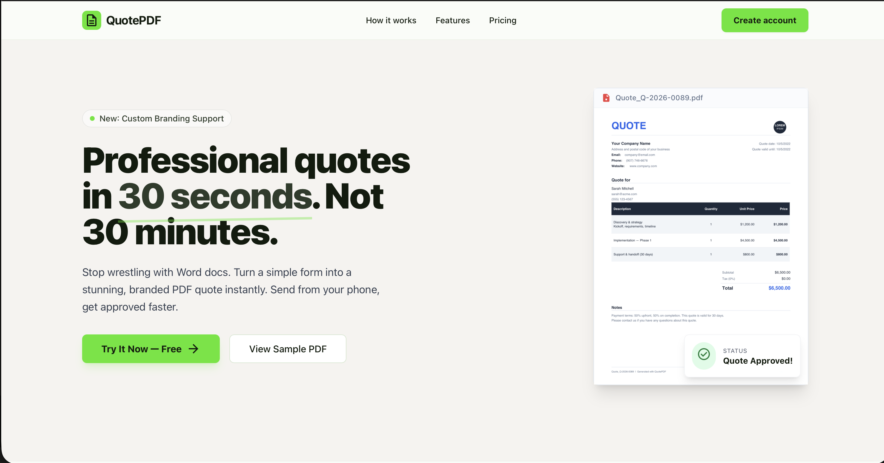 QuotePDF gallery image