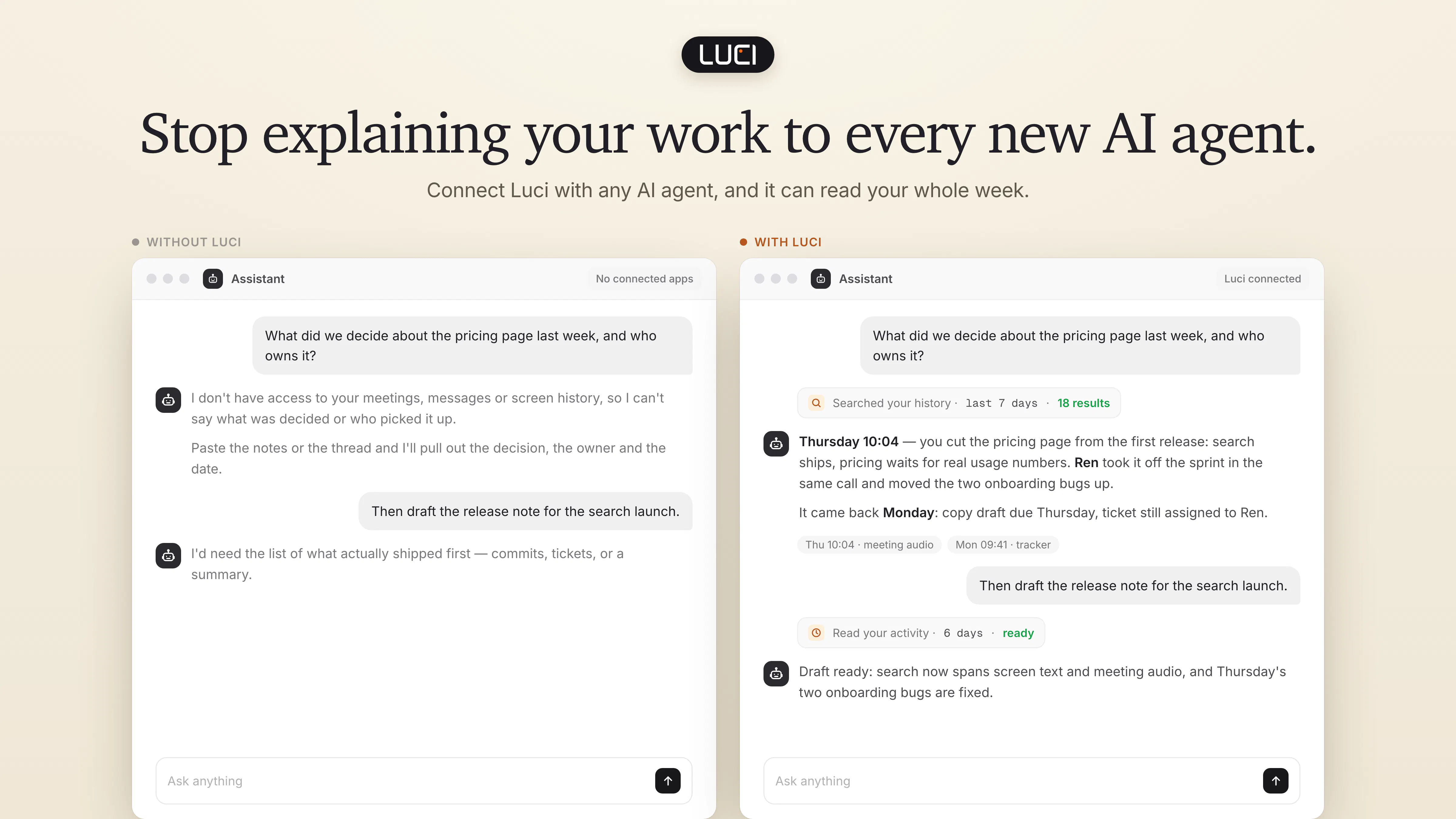 LUCI Desktop gallery image