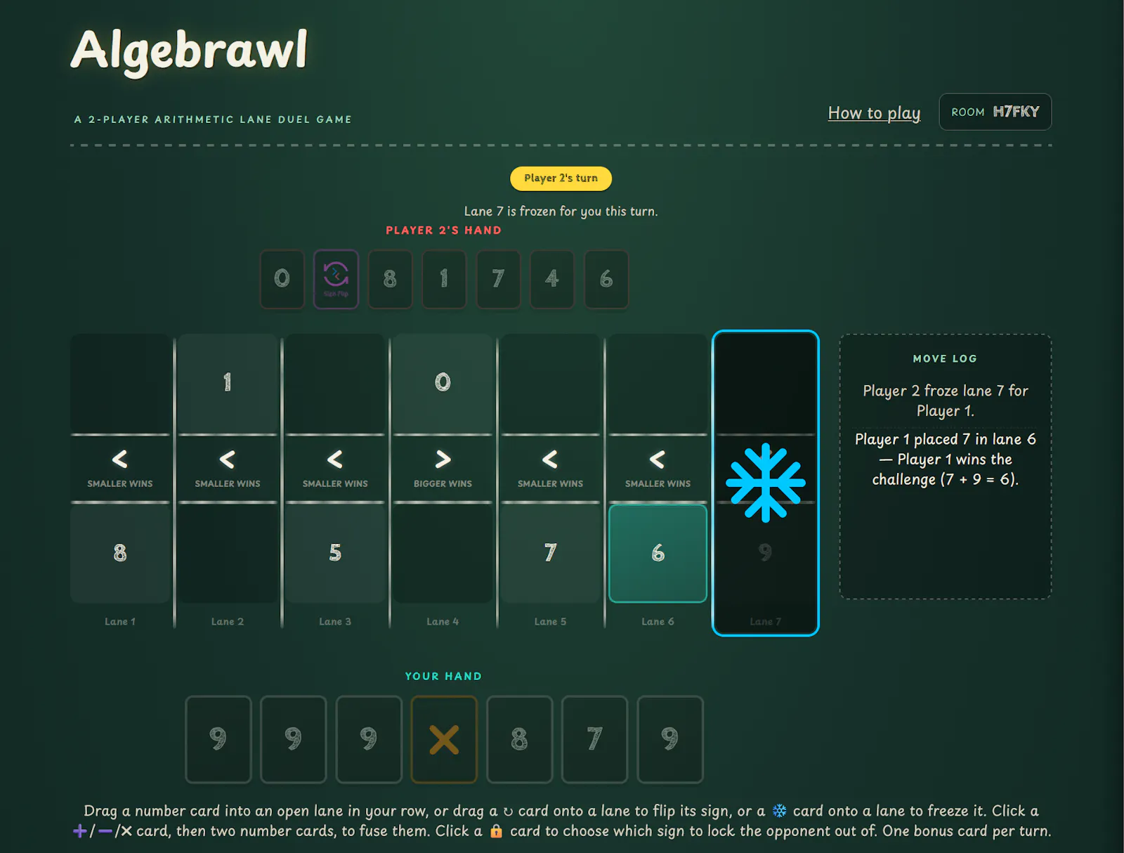 Algebrawl - An arithmetic battle of wits screenshot 3