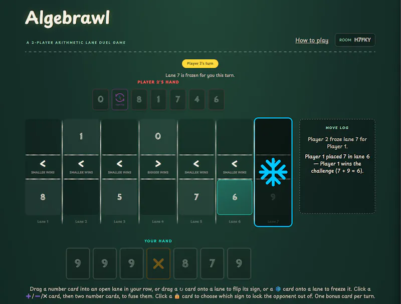Algebrawl - An arithmetic battle of wits screenshot 3