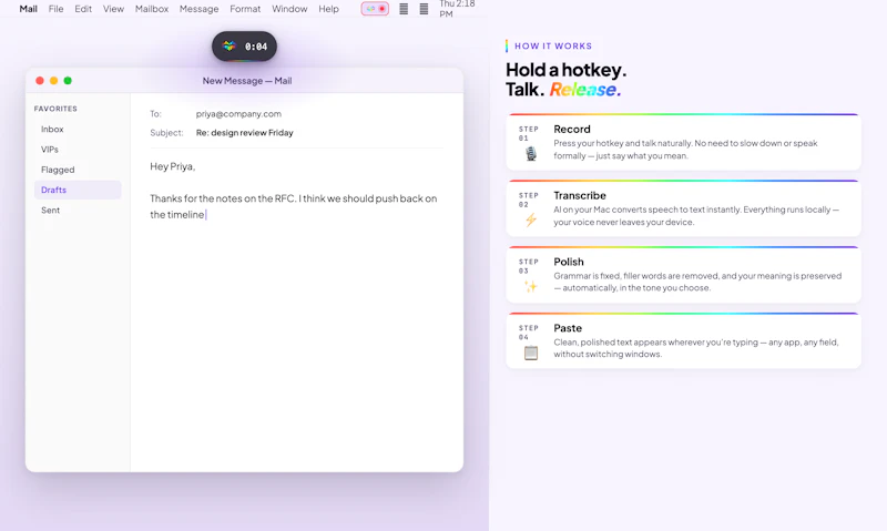 EnviousWispr screenshot 3