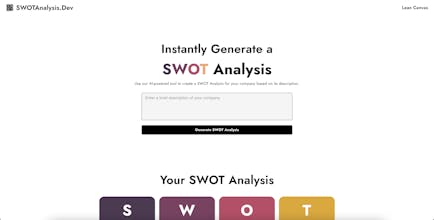 SWOT Analysis gallery image
