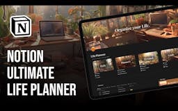 Notion Ultimate Life Planner Template media 1
