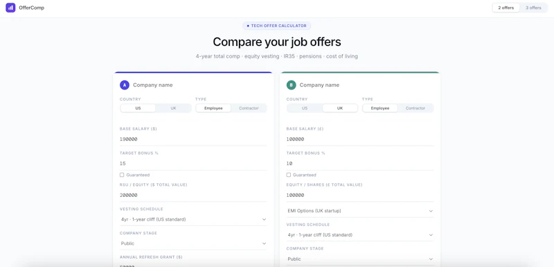 OfferComp screenshot 2