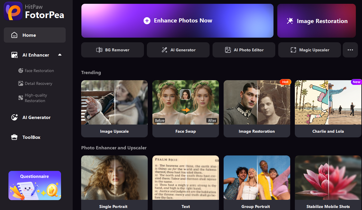 HitPaw FotorPea gallery image