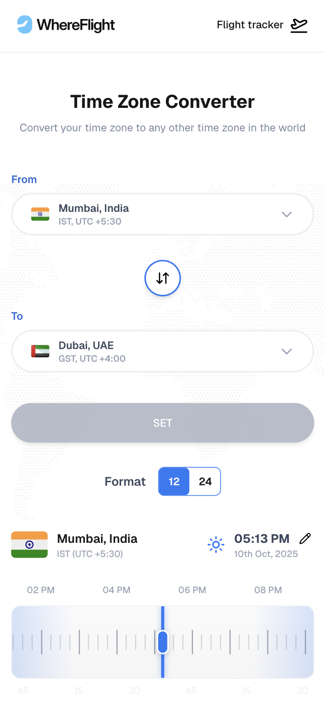 WhereFlight - Timezone Converter gallery image