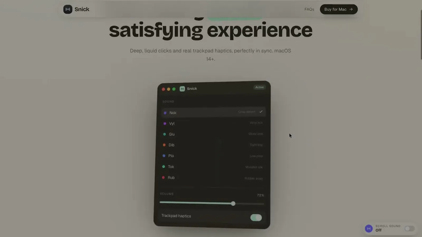 Snick Launch screenshot 1 (video preview)
