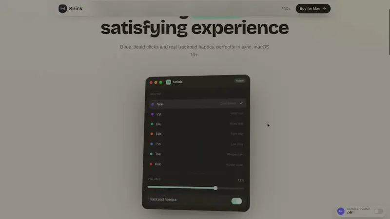 Snick Launch screenshot 1 (video preview)