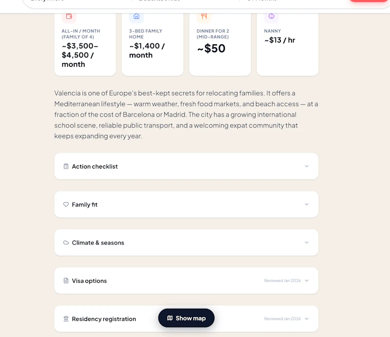 FamiRelo: Family Relocation Planner screenshot 3