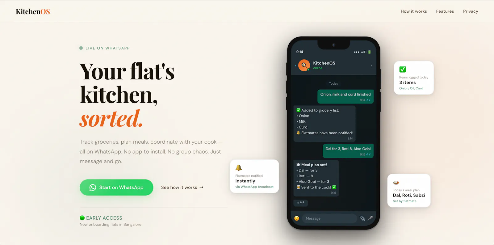 KitchenOS  screenshot 1