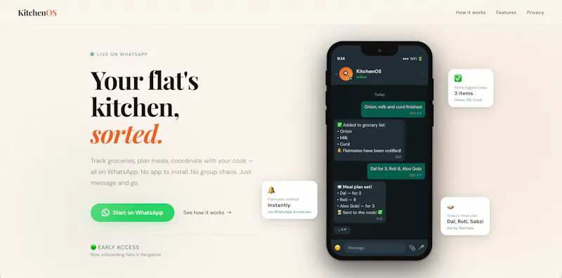 KitchenOS  screenshot 1