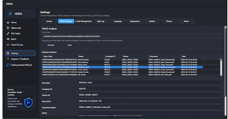 XERIA screenshot 5