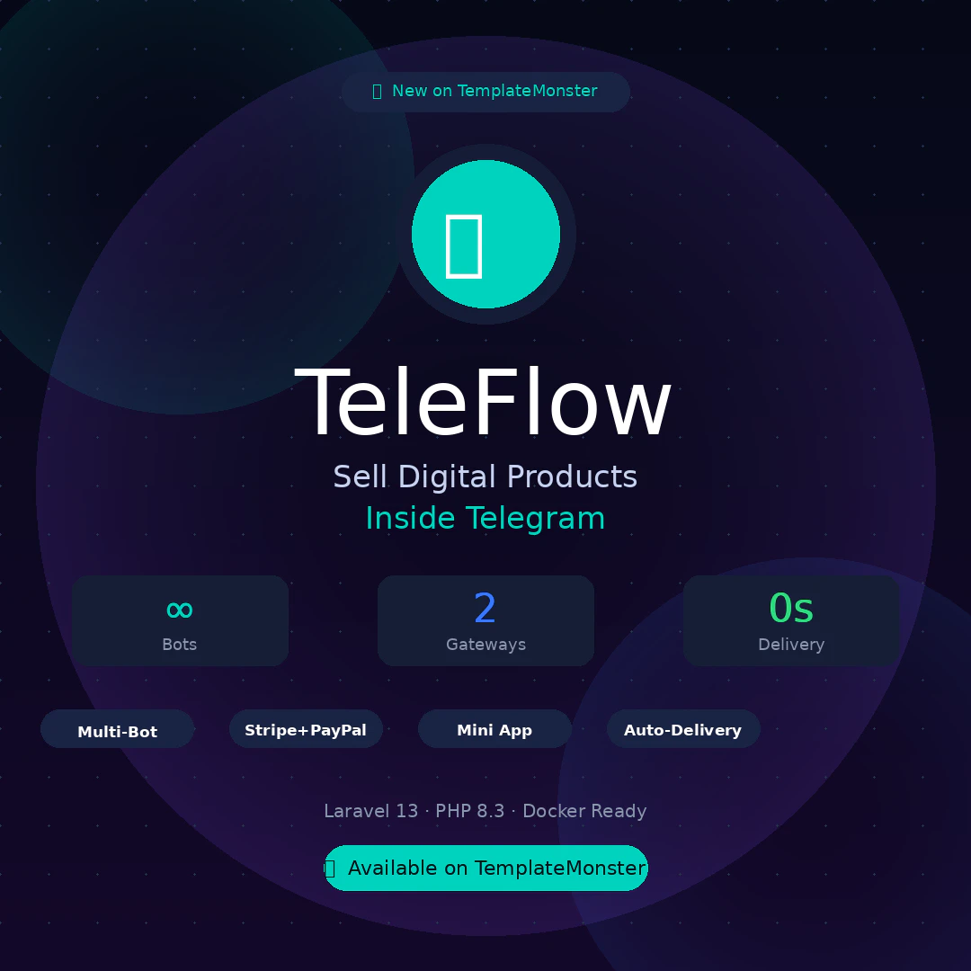 TeleFlow — Sell Products In Telegram 대표 미리보기