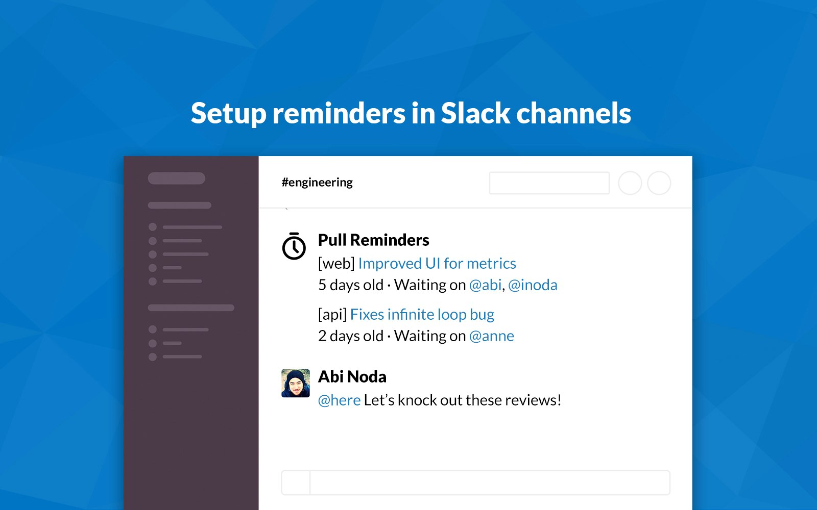 Pull Reminders Image