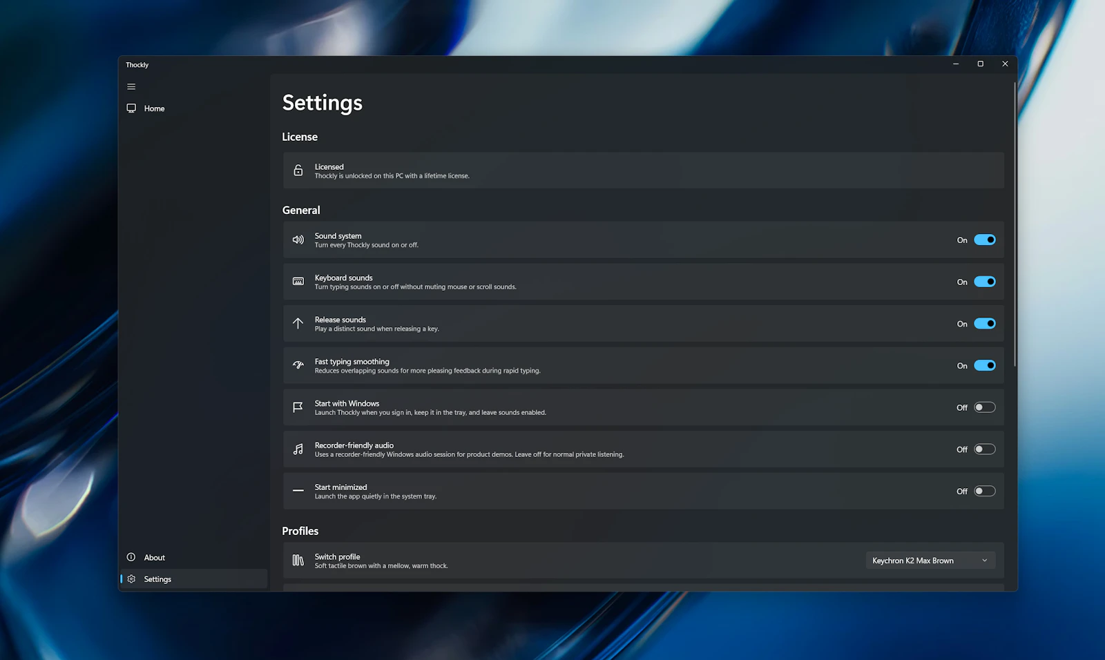 Thockly screenshot 3