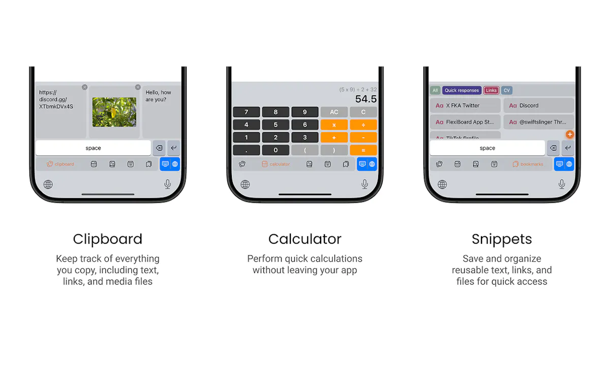 FlexiBoard: Keyboard Shortcuts