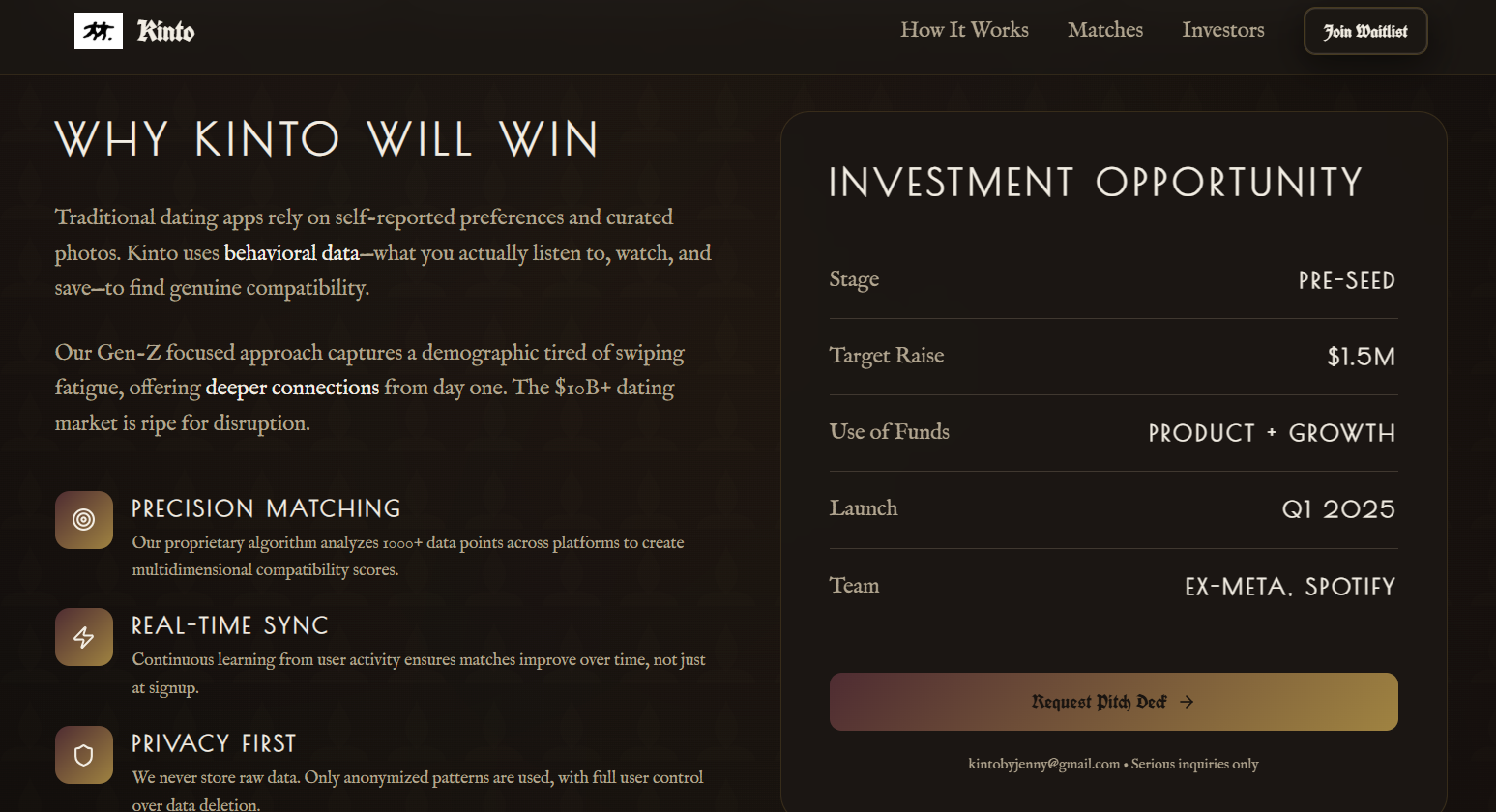 Kinto - Screenshot 3 showing product features and functionality