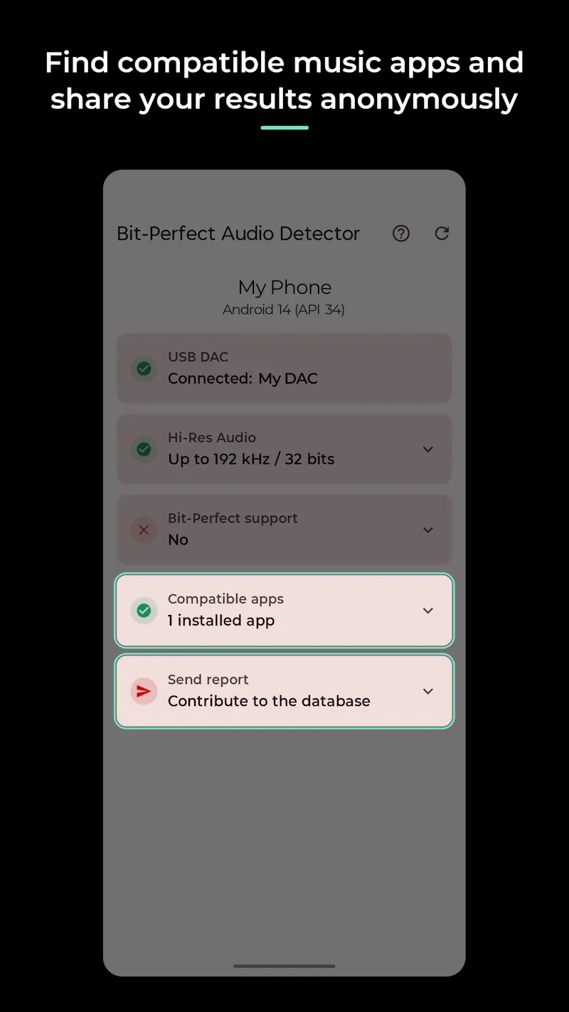 Bit-Perfect Audio Detector screenshot 5