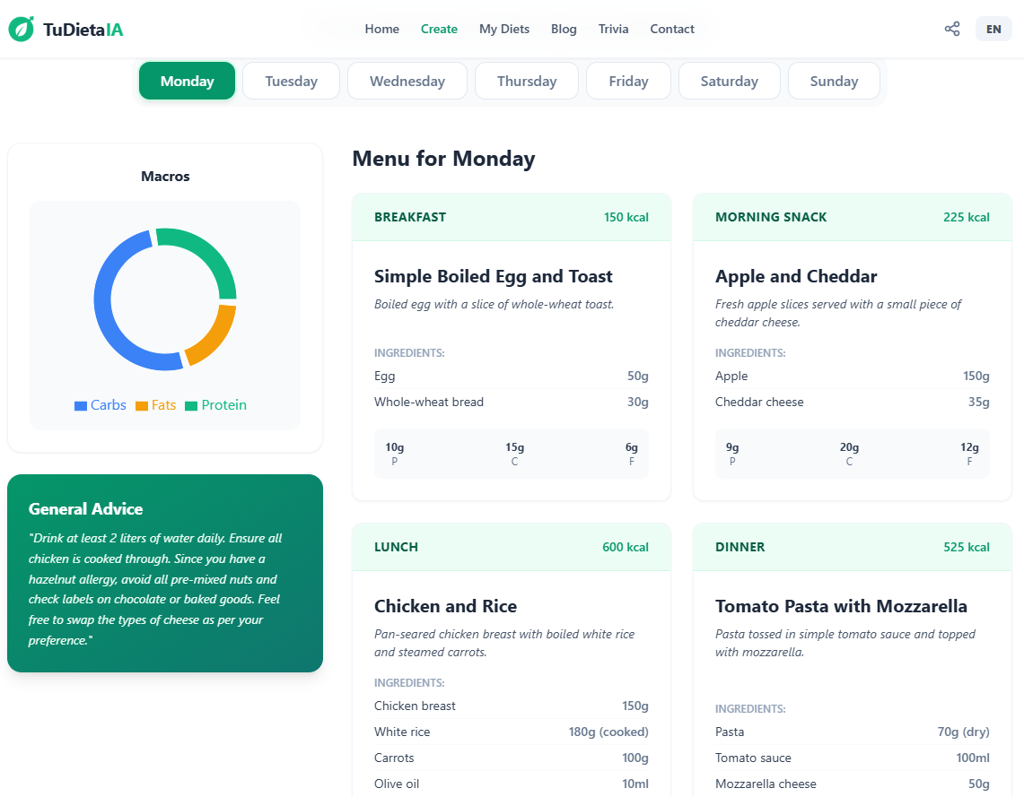 TuDietaIA gallery image