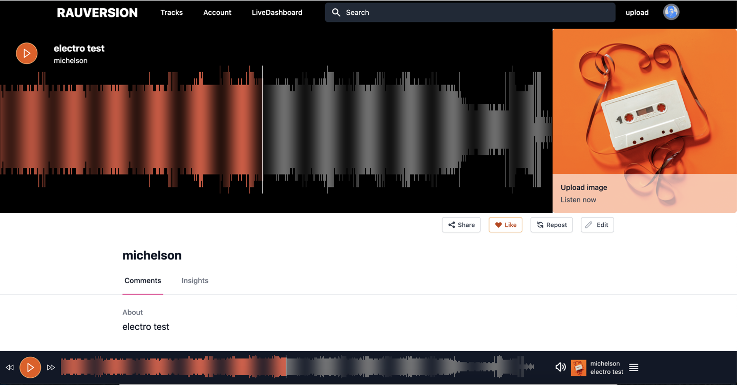 وسائط Rauversion - Rauversion: بديل مفتوح المصدر لـ SoundCloud 3