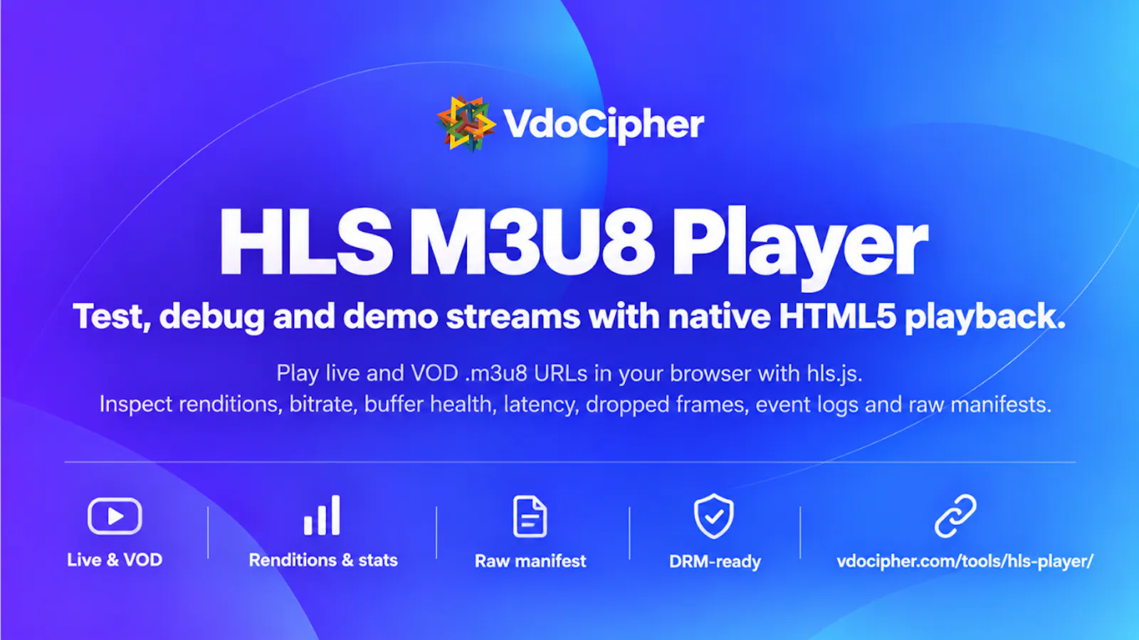 HLS M3U8 Debug & Demo Player screenshot 2