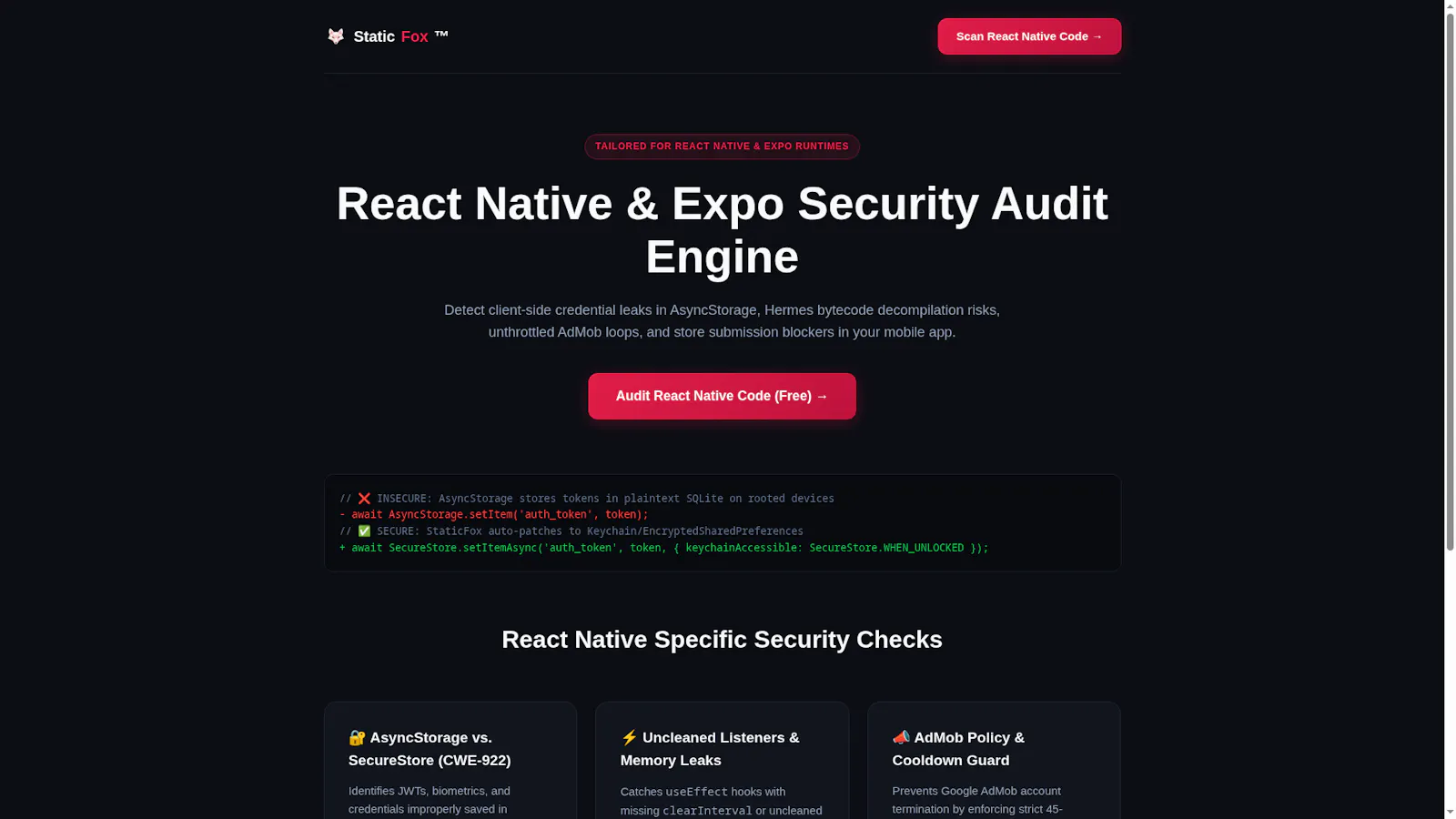 StaticFox™ screenshot 2