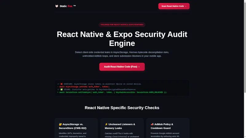 StaticFox™ screenshot 2