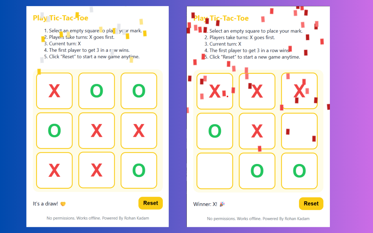 Média Jeu tic-tac-toe - classique et gratuit - Jouez à Tic-Tac-Toe hors ligne dans Chrome 2