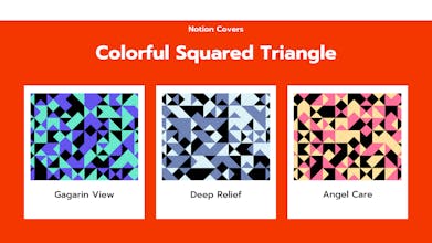 FREE Notion Cover - 10 Basic Colorful gallery image