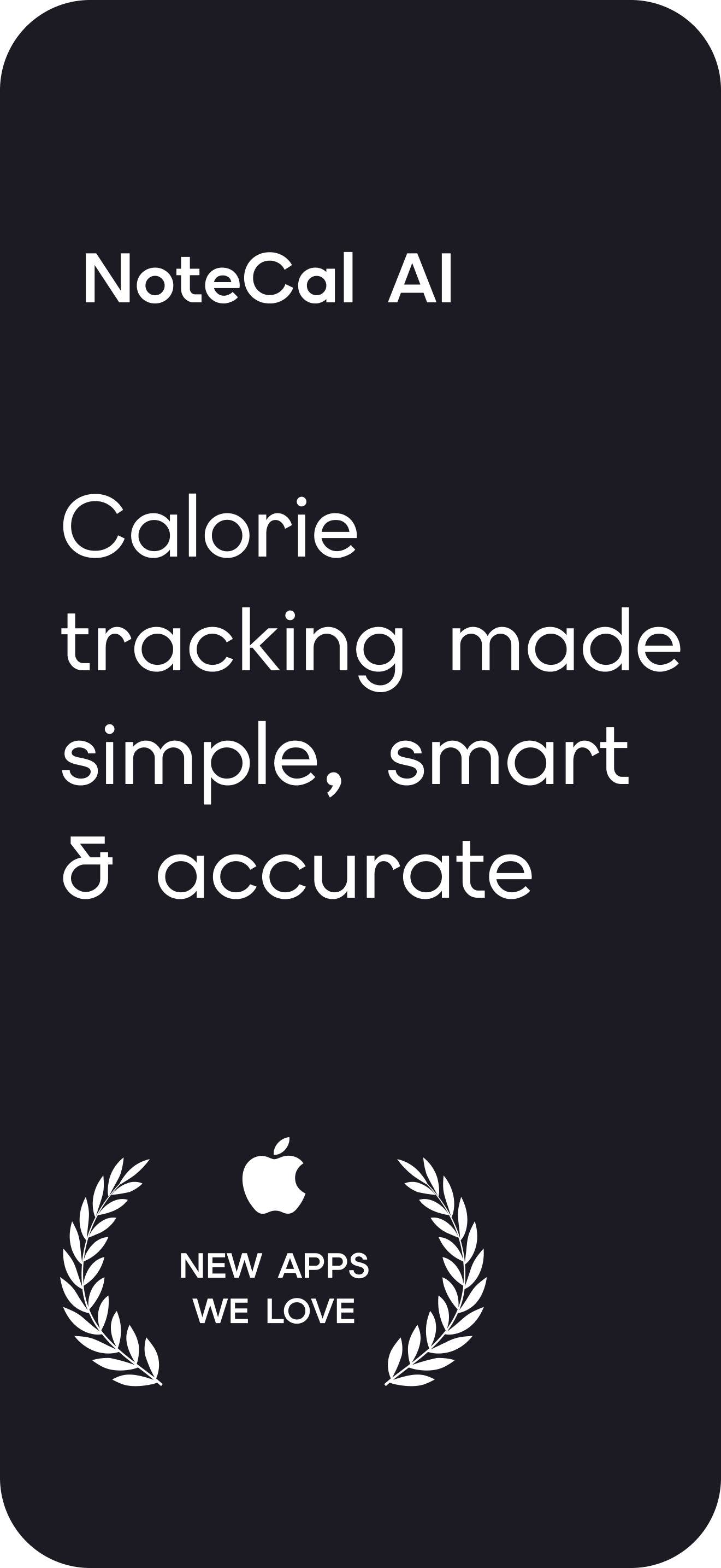 Notecal AI - Calorie Tracker - Main product screenshot demonstrating key features and user interface